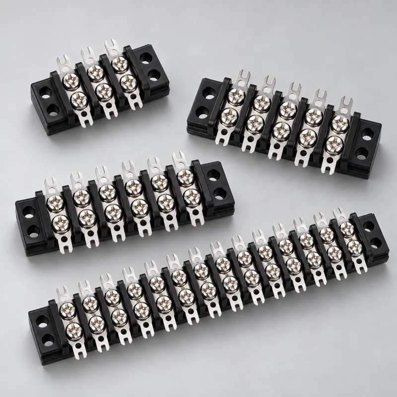 Dual-Row Barrier Terminal Block Connector